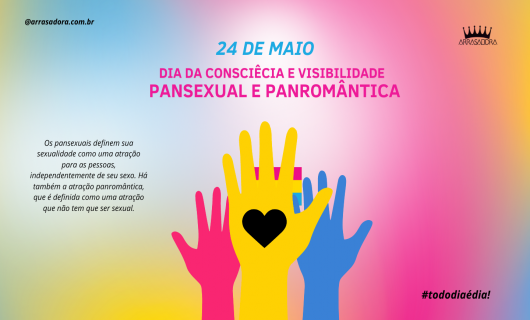 DIA DE CONSCIÊNCIA E VISIBILIDADE PANSEXUAL E PANROMÂNTICA / ARRASADORA
